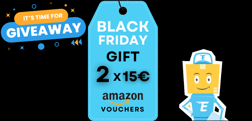 Black Friday Giveaway: Κερδίστε ΔΥΟ κουπόνια Amazon με το EshopWedrop!